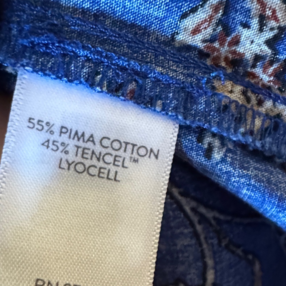 J.Jill wearever collection -Pima cotton blend -made in India-Cottagecore - Picture 10 of 10